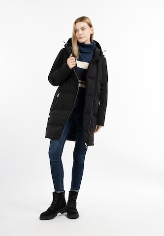 DreiMaster Maritim Winterjacke in Schwarz