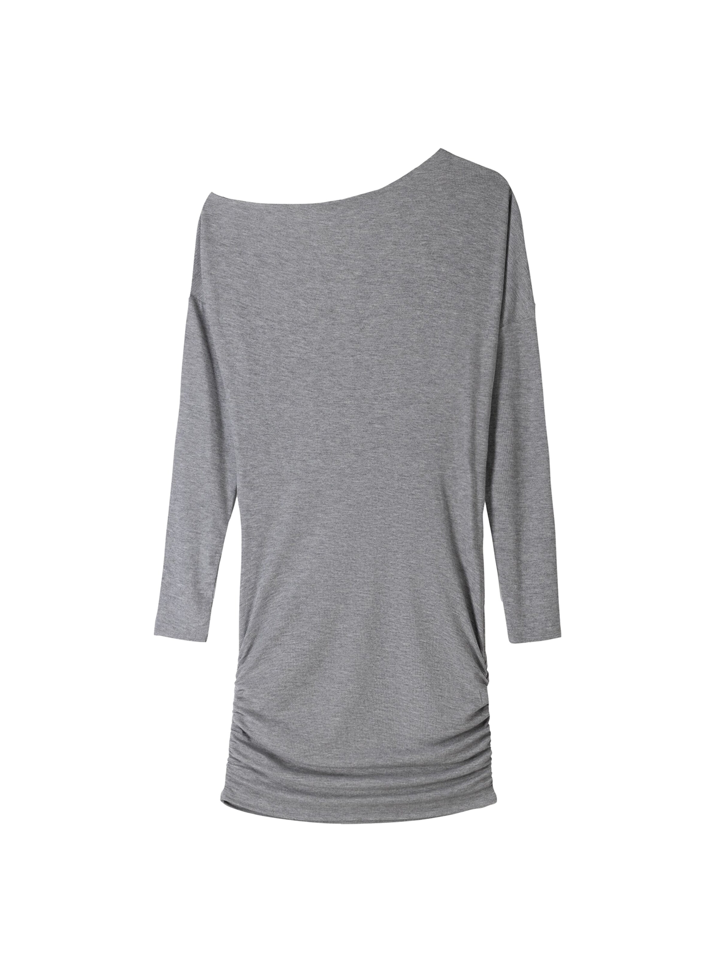 Bershka Šaty – šedá: přední strana