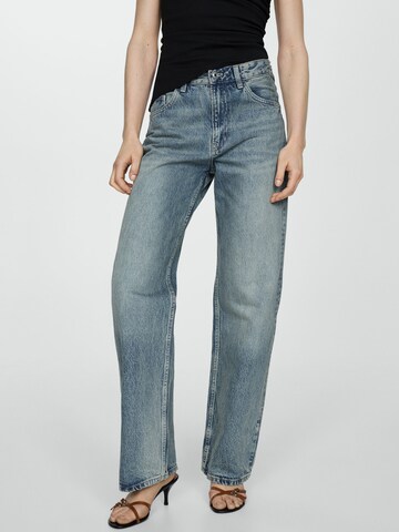 MANGO Regular Jeans 'Miami' in Blauw: voorkant