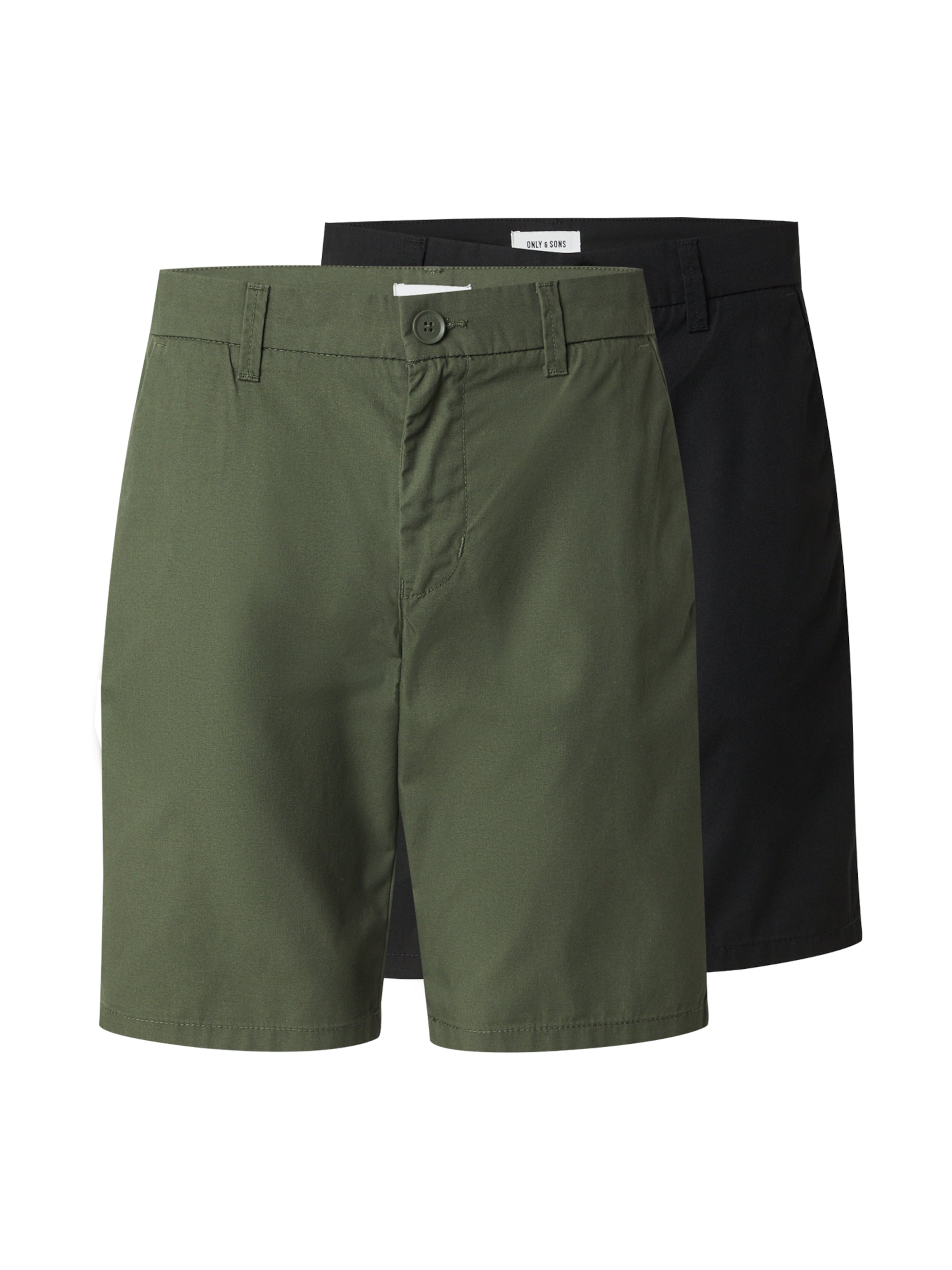 Only & Sons - Pantalón 'ONSKal' en verde: frente