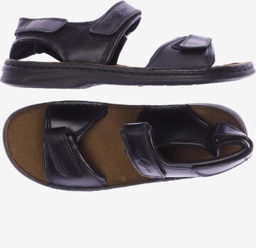 JOSEF SEIBEL Sandals & Slippers in 46 in Black: front