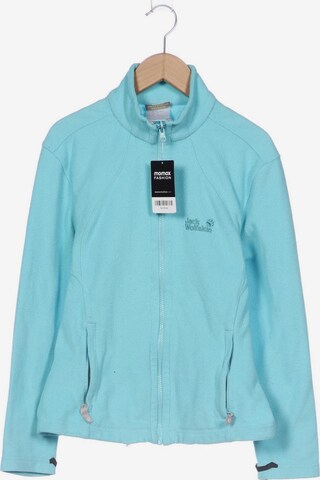 JACK WOLFSKIN Sweatshirt & Zip-Up Hoodie in L in Blue: front