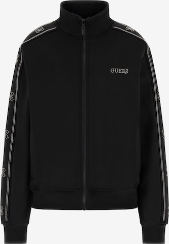 Giacca di felpa 'Octavia' di GUESS in nero: frontale