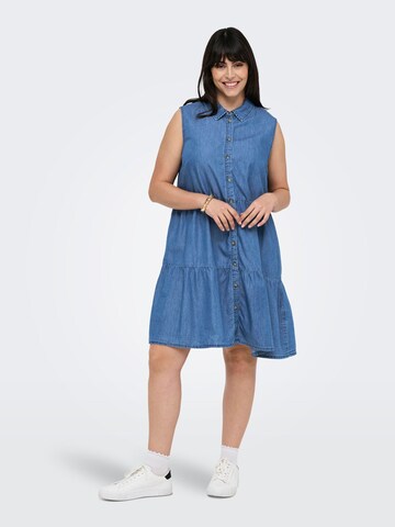 ONLY Carmakoma Shirt dress 'CARBea' in Blue