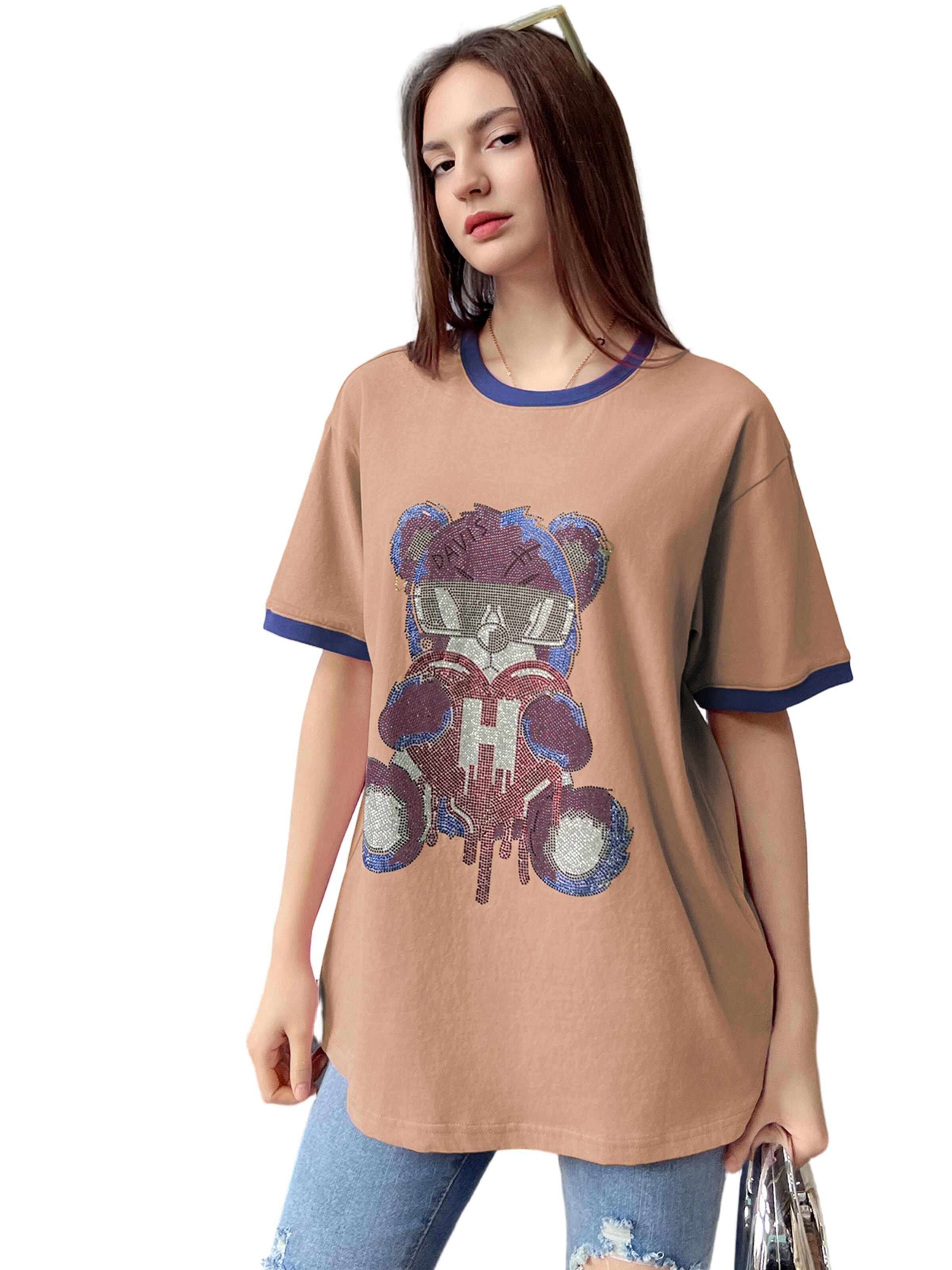 T-shirt GORHEY en marron