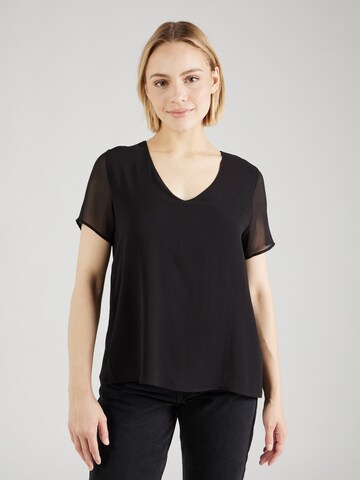 Camicia da donna di TAIFUN in nero: frontale