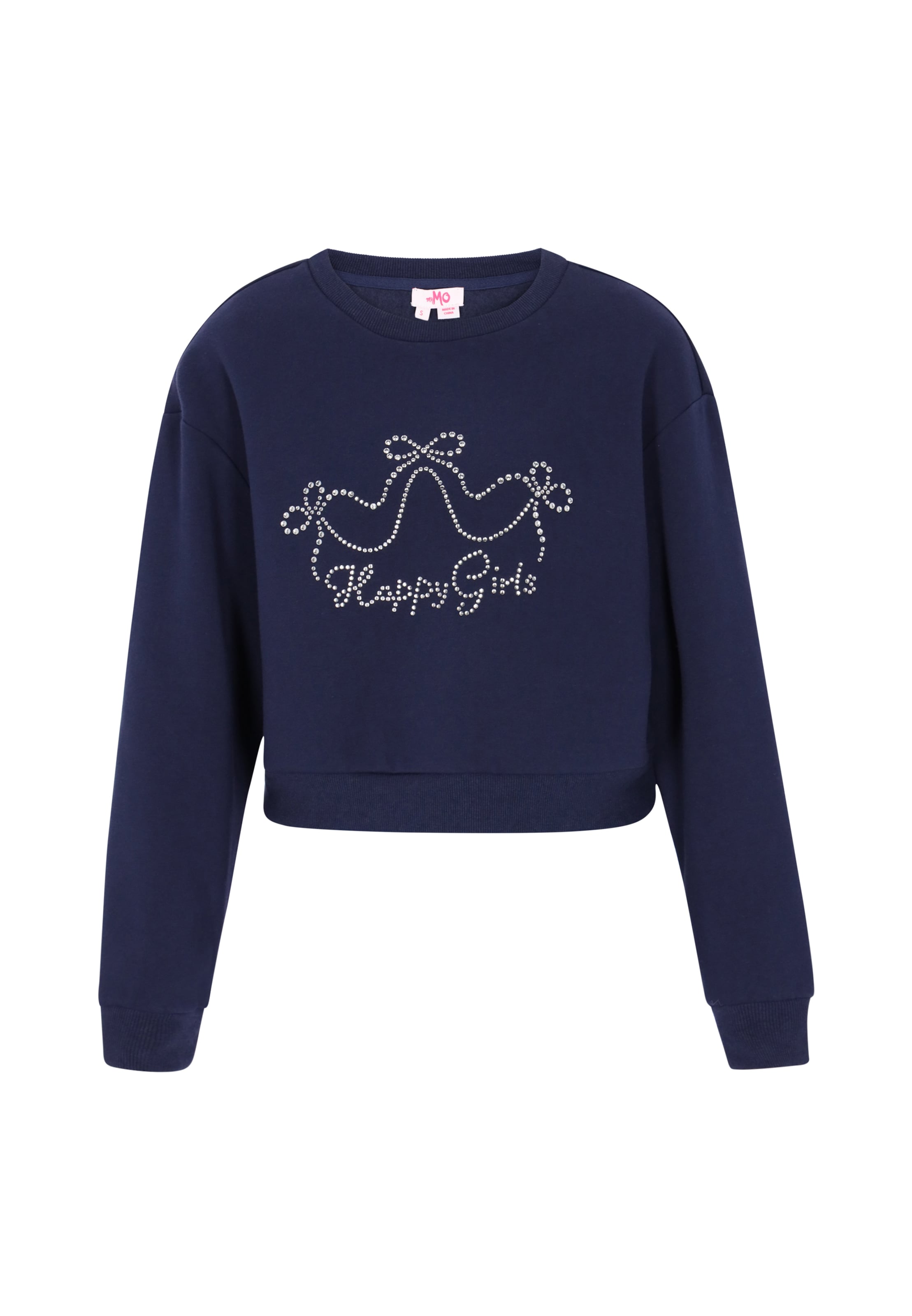 Sweat-shirt MYMO en bleu : devant