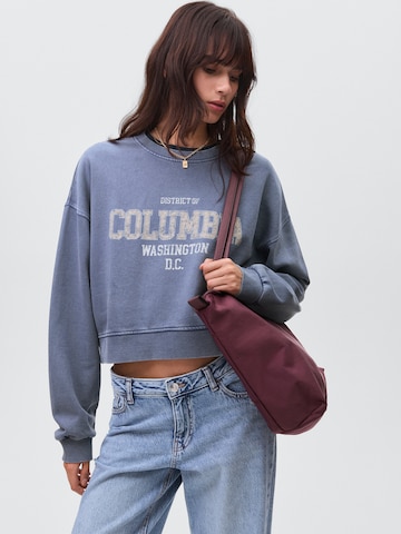 Sweat-shirt 'Columbia' MANGO TEEN en bleu
