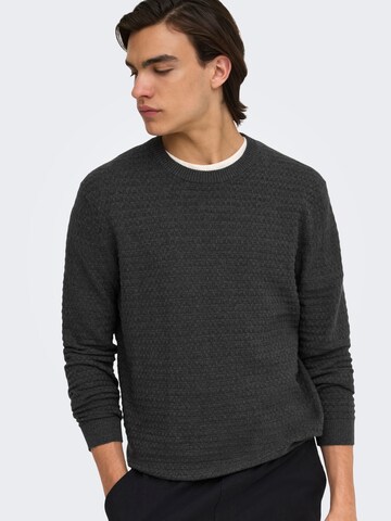 Pullover 'ONSLoui' di Only & Sons in grigio