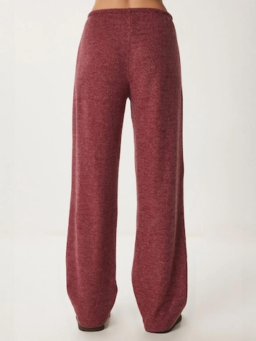 Happiness İstanbul - Perna larga Calças em vermelho