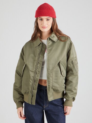 TOPSHOP - Chaqueta de entretiempo en verde: frente