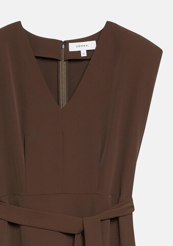 COMMA Kleid in Braun
