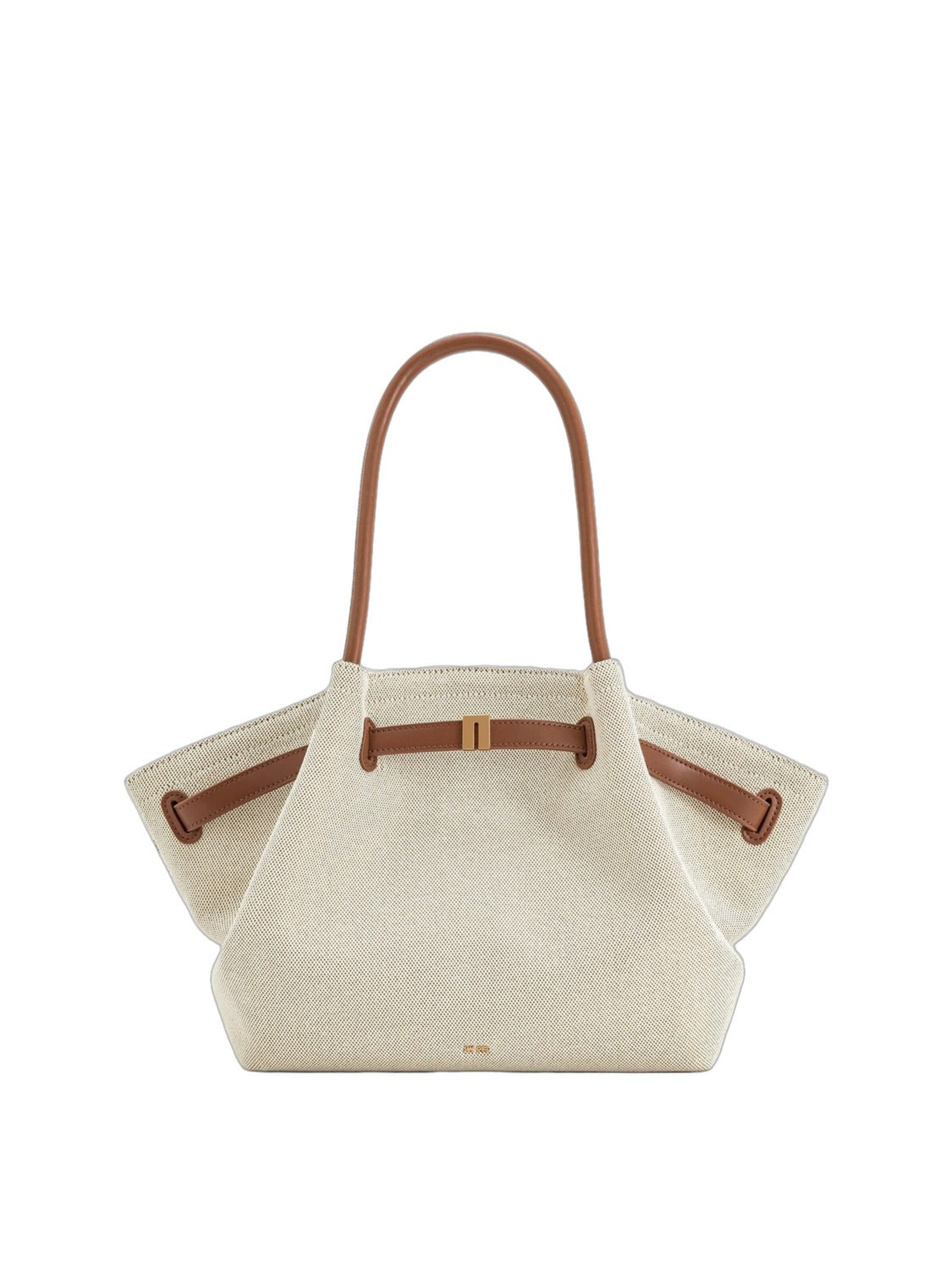 JW PEI Shoppingväska 'JW PEI Cabas Hana Large En Toile Brown Canvas' i One Size i brun, Produktvy