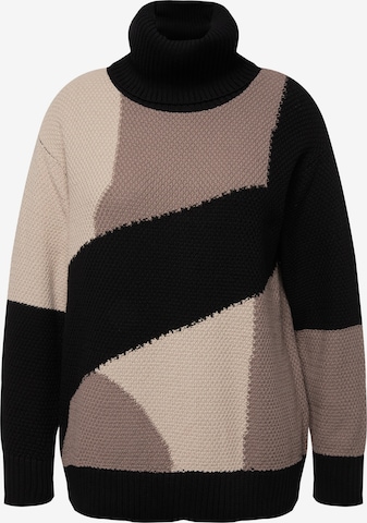 Pull-over Ulla Popken en marron : devant