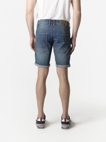 mėlyna KOROSHI Prigludęs Darbinio stiliaus džinsai