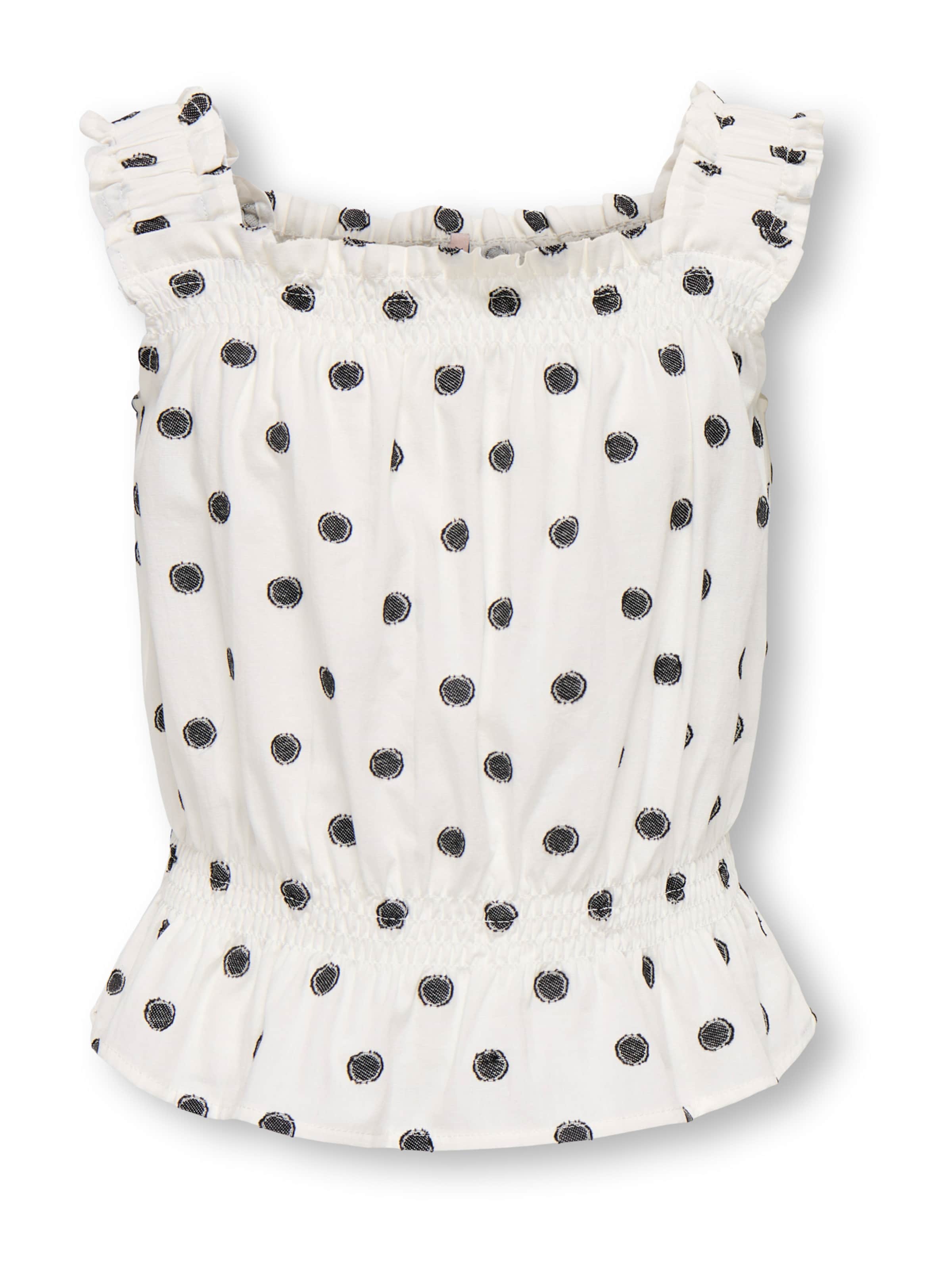 ONLY GIRLS Top 'KOGSWETA' in Wit: voorkant