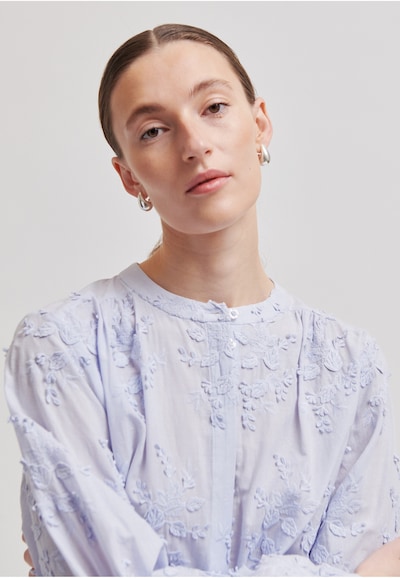 SECOND FEMALE Chemisier 'Cavan' en bleu, Vue avec produit