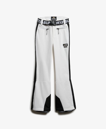 Bootcut Pantalon de sport Superdry en blanc