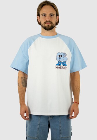 T-Shirt HOMEBOY en bleu : devant