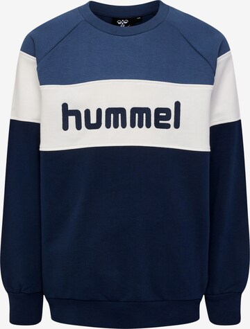 Hummel Sweatshirt in Blauw: voorkant