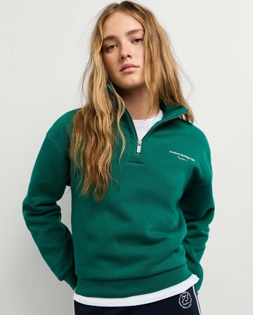 Pepe Jeans - Sudadera 'Bertha' en verde: frente