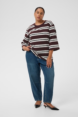 KAFFE CURVE Shirt 'Winni' in Braun: Vorderseite