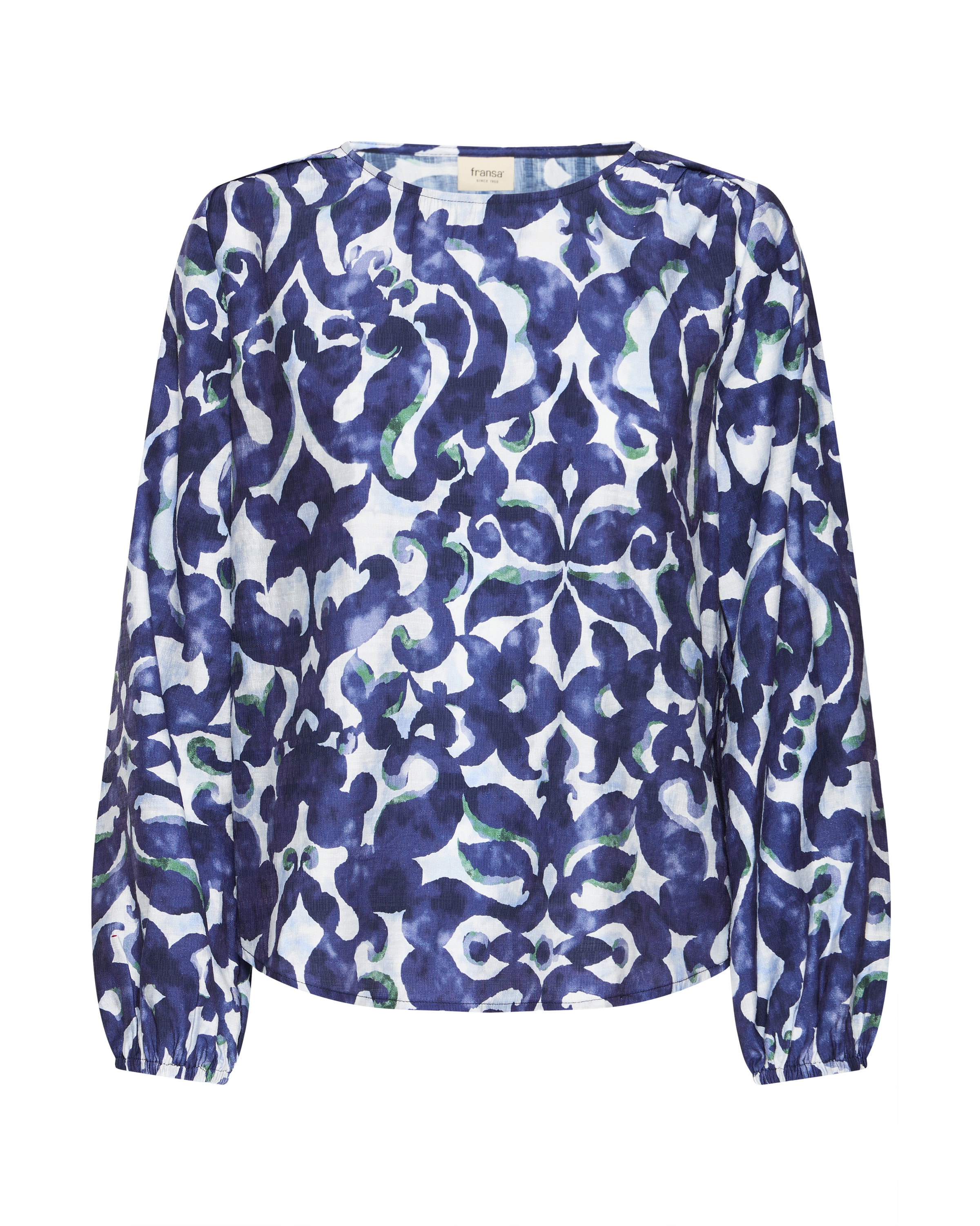 Fransa - Blusa 'ARIANA' en azul: frente