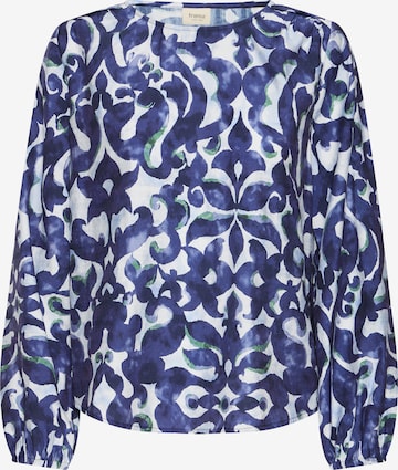 Fransa - Blusa 'ARIANA' en azul: frente