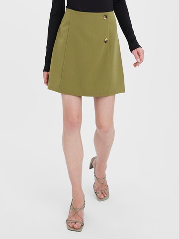 Vero Moda Collab Rok 'Tinamaria' in Groen: voorkant