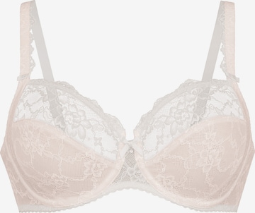 ROSA FAIA T-shirt Bra 'Bobette' in White: front