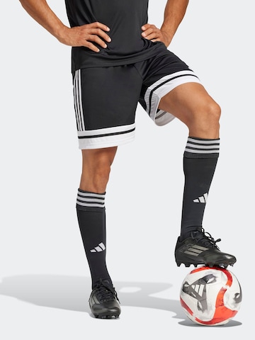 Regular Pantaloni sport 'Squa25' de la ADIDAS PERFORMANCE pe negru: față