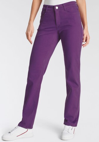 MAC Regular Jeans in Purple: front