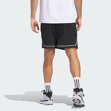 ADIDAS PERFORMANCE Loosefit Sporthose in Schwarz