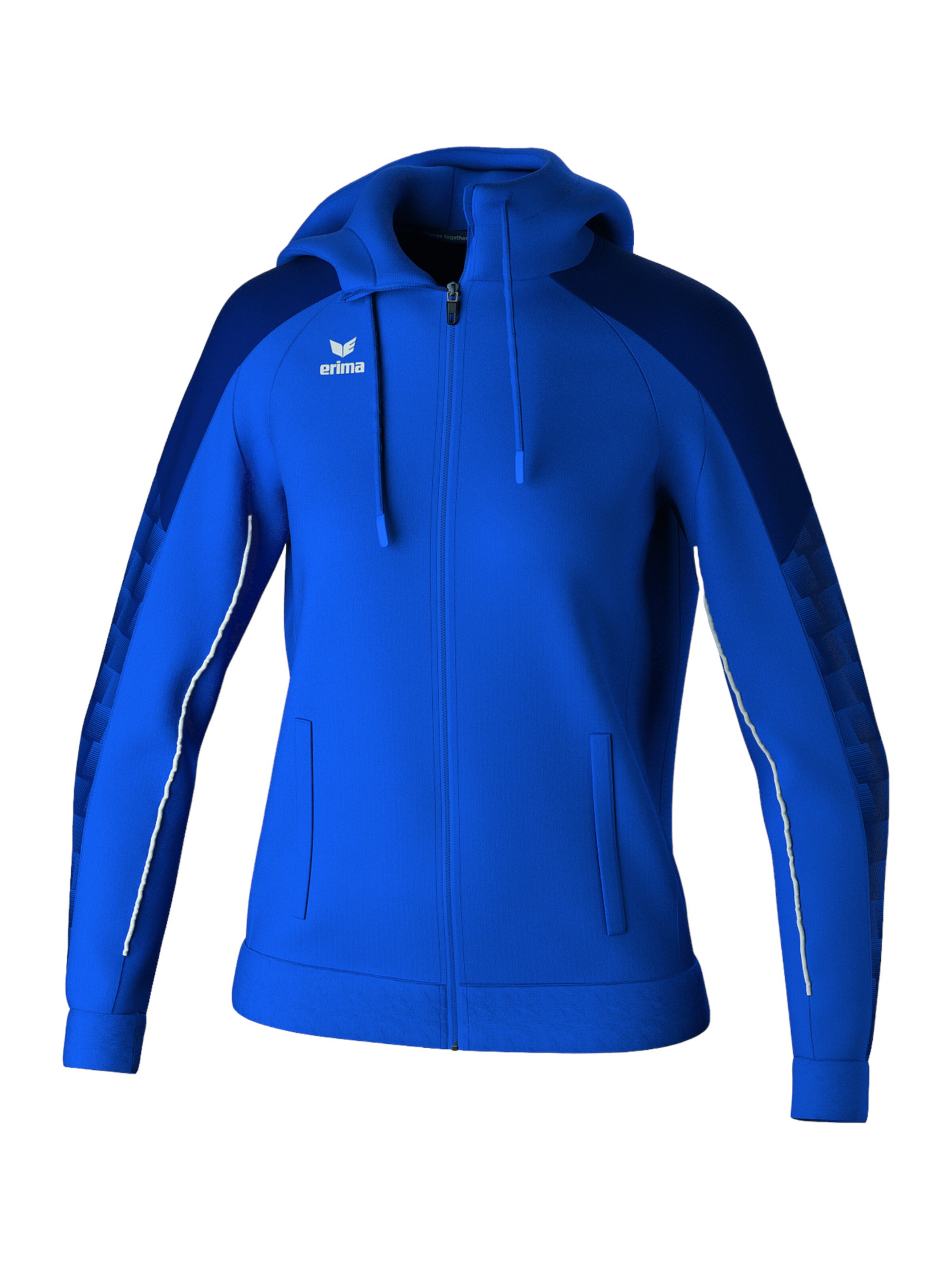 ERIMA Sportsweatjacke in Blau: Vorderseite