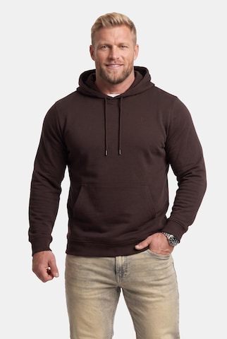 Men Plus Sweatshirt in Brown