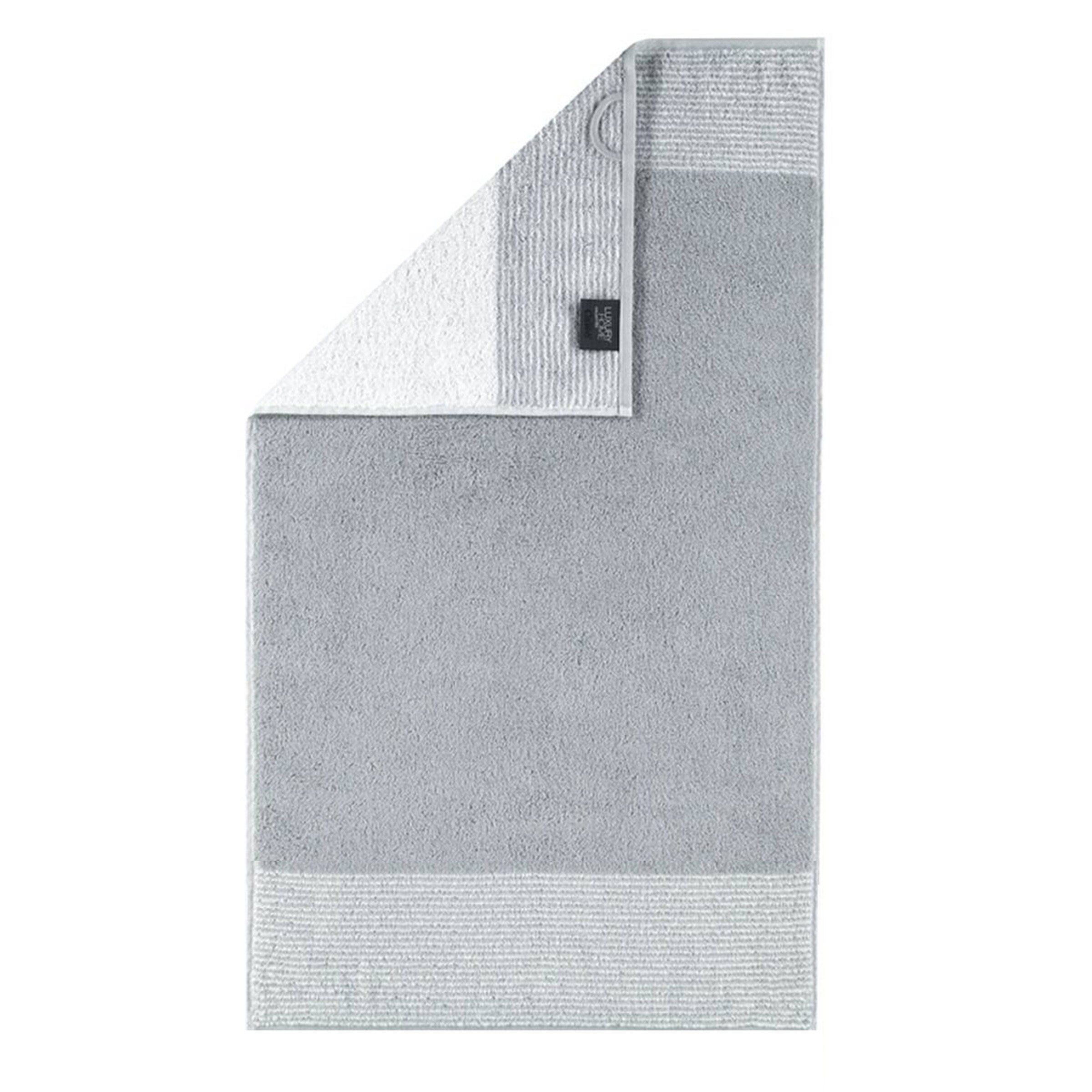 Serviette Cawö en gris : devant