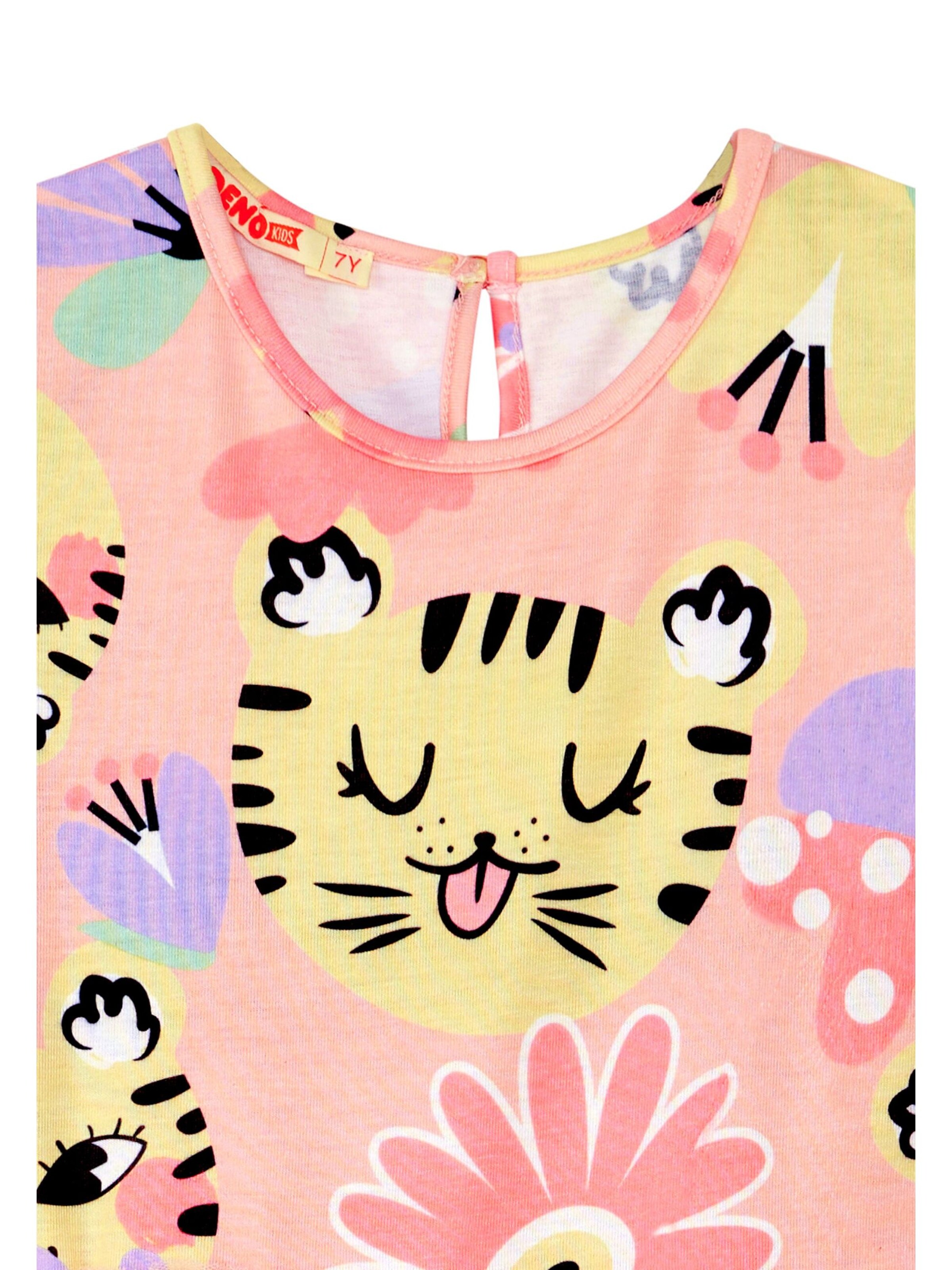 Robe 'Leo Tutu' Denokids en rose