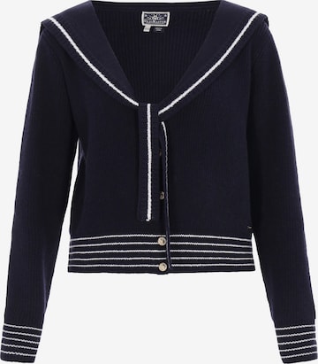 Cardigan DreiMaster Maritim en bleu : devant