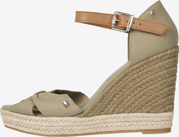 TOMMY HILFIGER Strap Sandals in Green: front