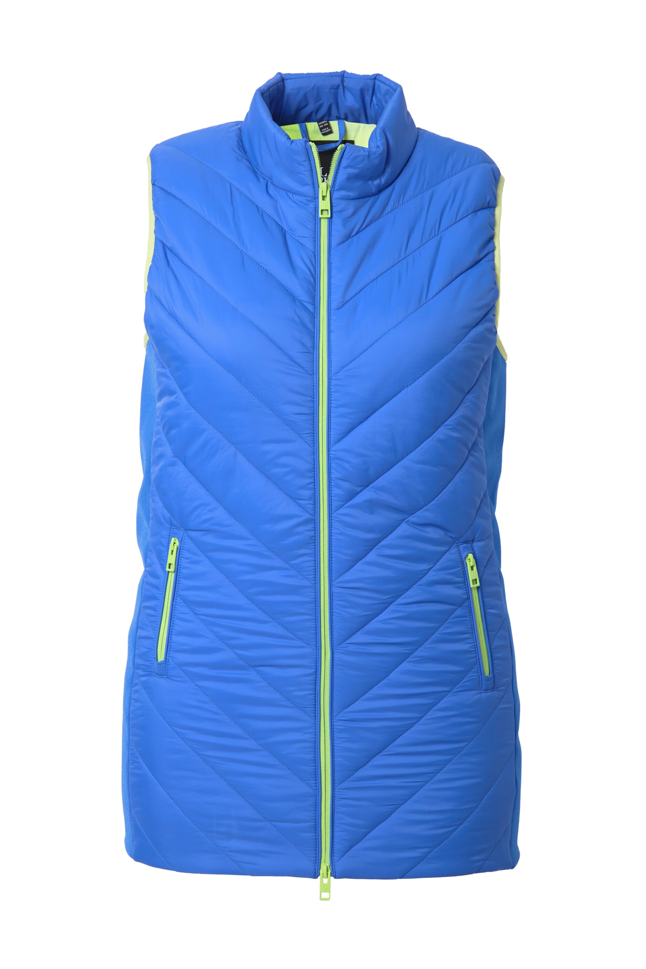 Ulla Popken Bodywarmer in Blauw: voorkant
