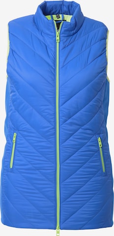 Gilet Ulla Popken en bleu : devant