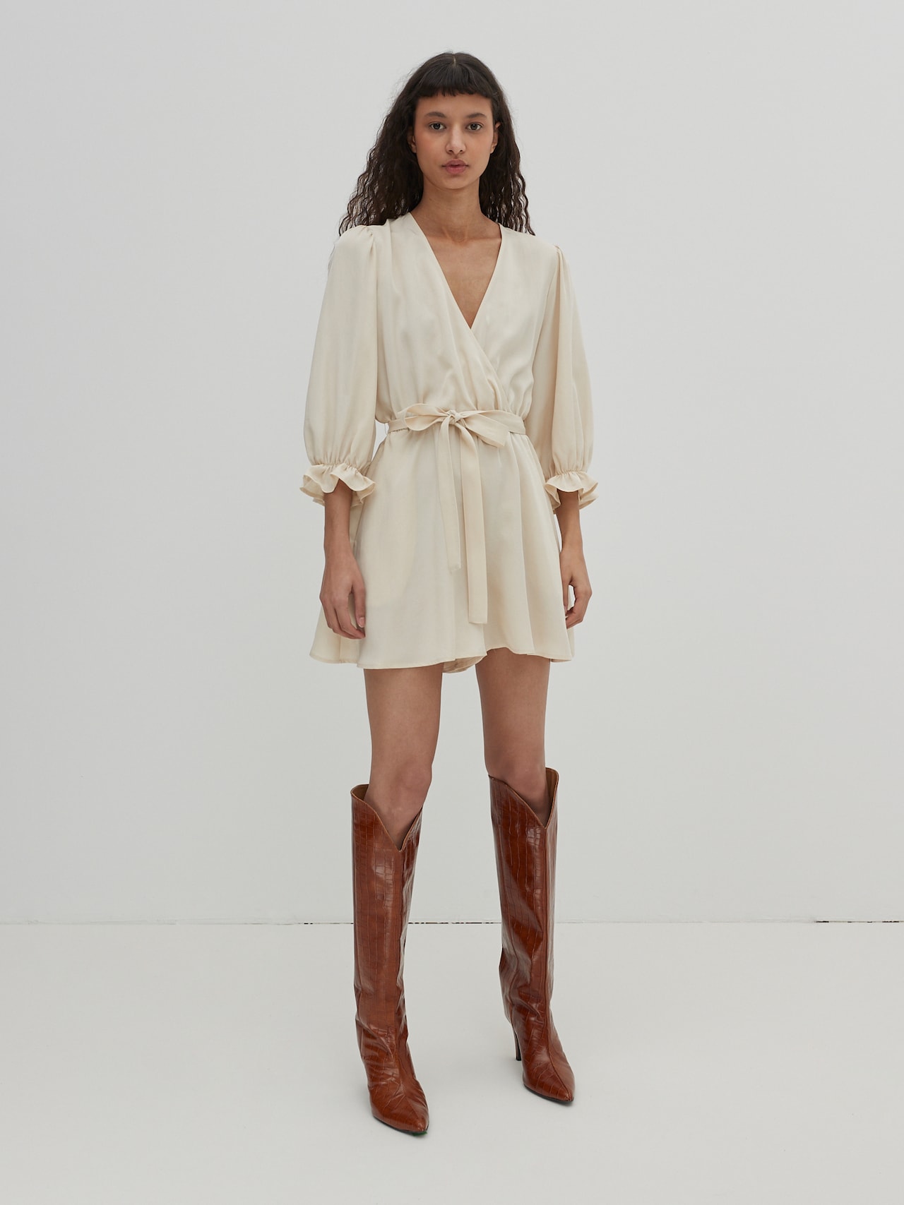 EDITED Producten Jumpsuit 'Kallie' Beige