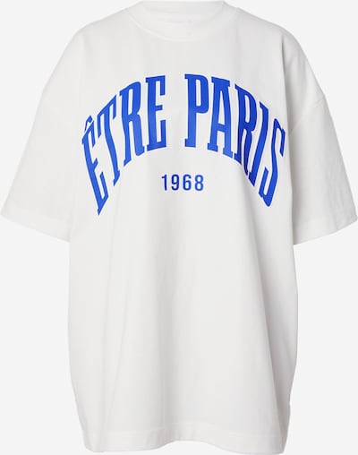TOPSHOP T-shirt en bleu cobalt / blanc, Vue avec produit