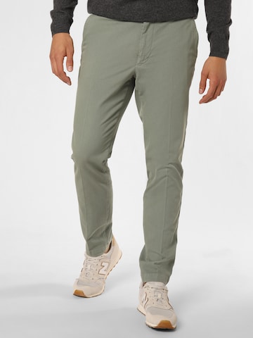 BOSS Black Slim fit Chino Pants 'Kaiton' in Green: front