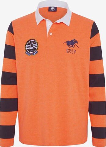 Polo Sylt Shirt in Orange: front