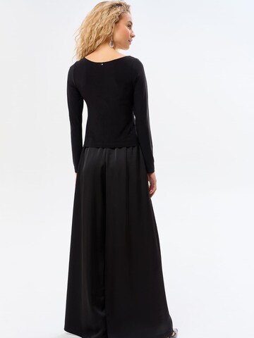 Blue Shadow Blouse in Black