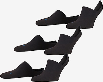 FALKE Füßlinge 'Cool Kick 3-Pack' in Schwarz: Vorderseite
