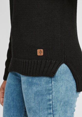 Oxmo Rollkragenpullover 'OXPIA' in Schwarz