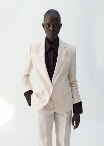 MANGO Blazer 'Boreli' in Beige: front