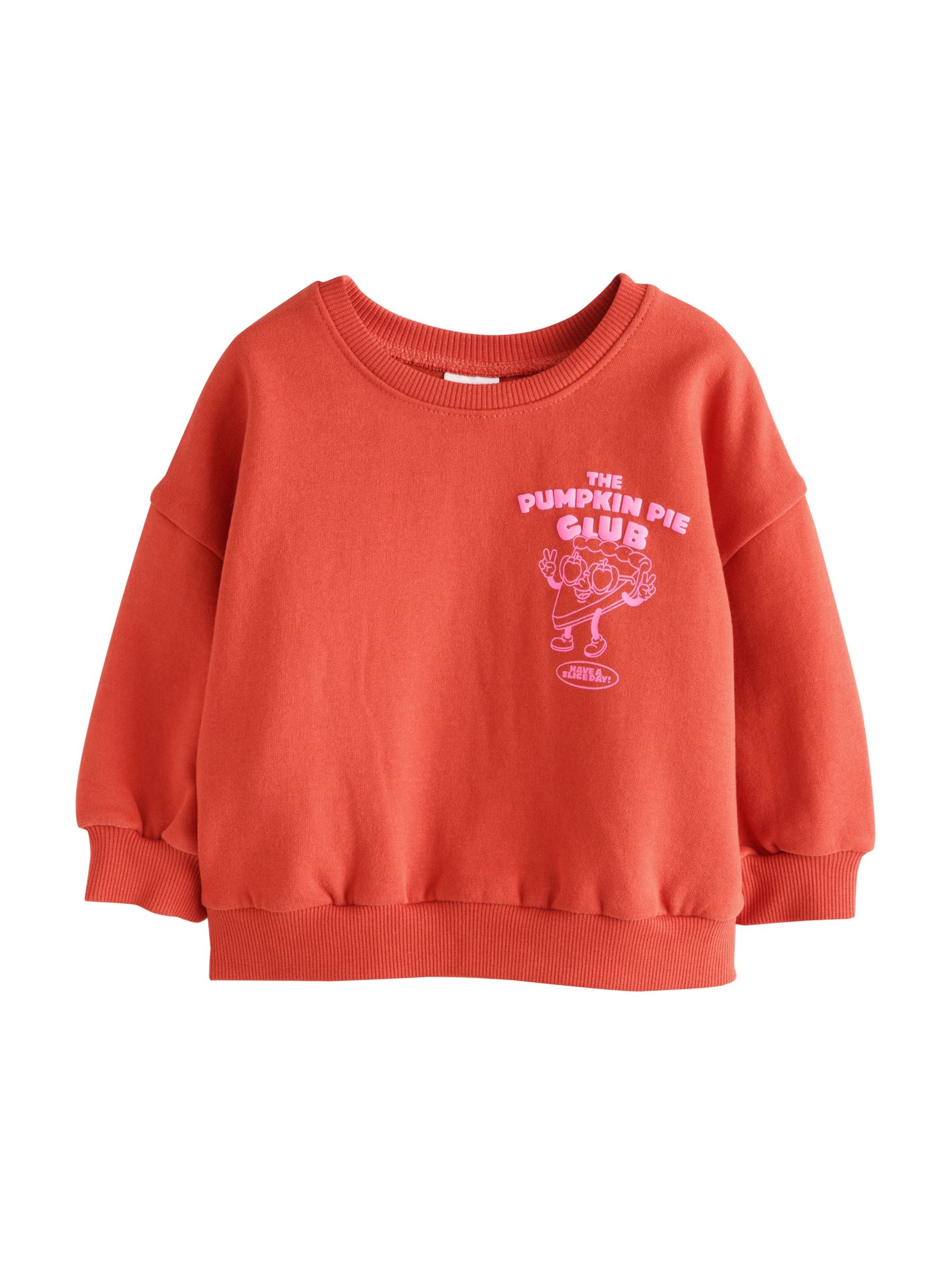 Next Sweatshirt in 74 in de kleur Kreeft / Rosa, Productweergave